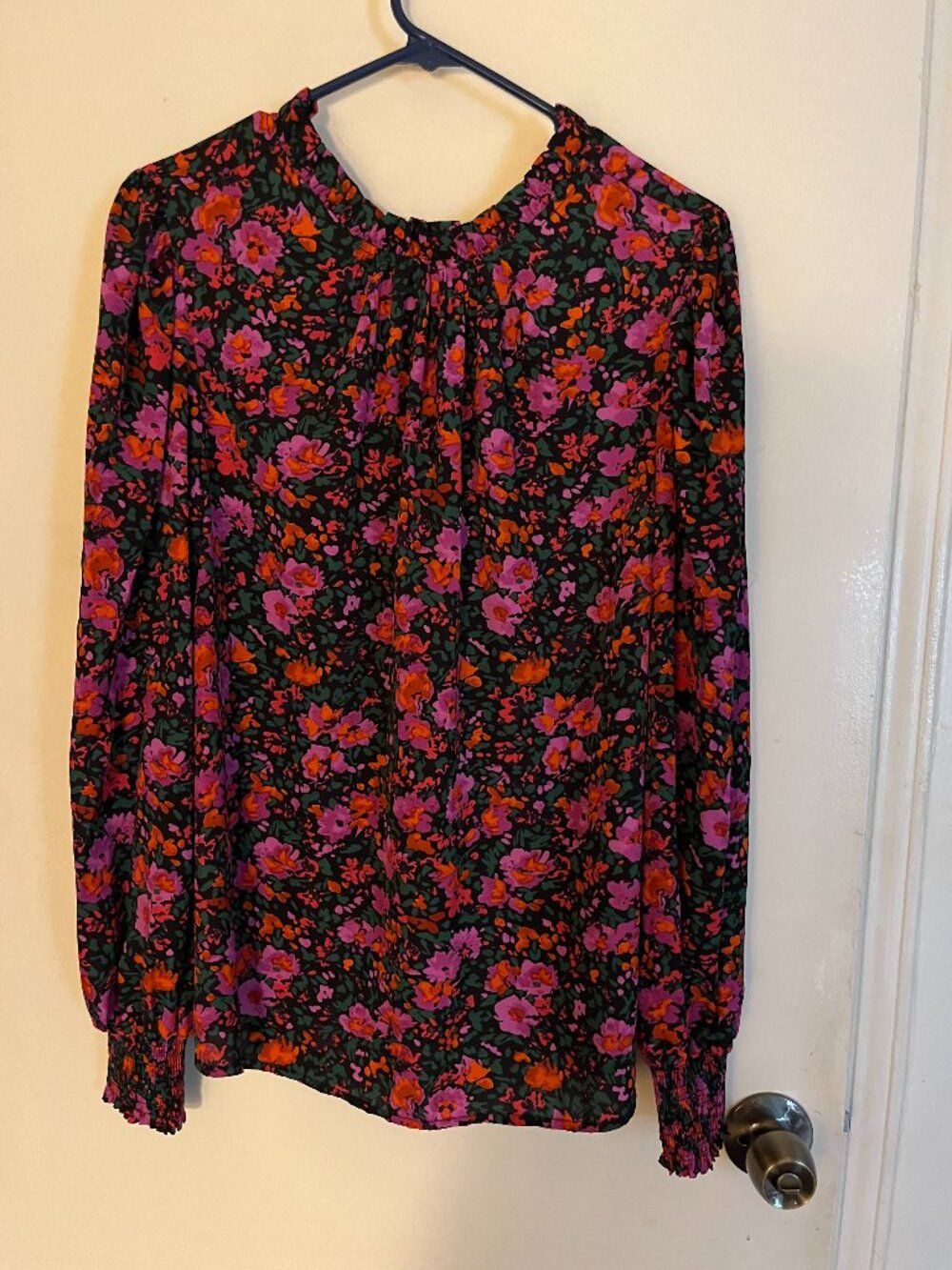 Jodifl Top Floral Medium Purple Green Red